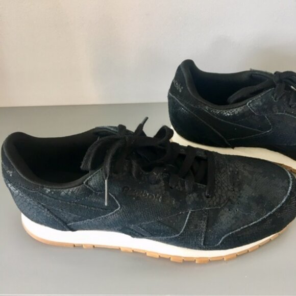 Reebok retro classic snake print suede sneaker size 8.5 - Picture 5 of 12